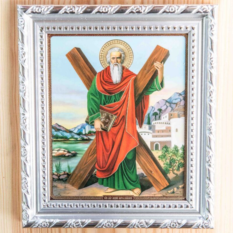St. Andrew the First Called Framed Icon (10 x 12 cm)