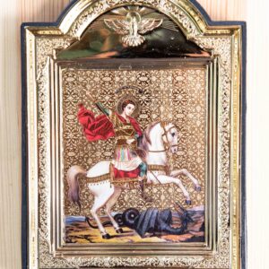 St George 1_12x10_frame St. George Framed Icon (10 x 12cm)