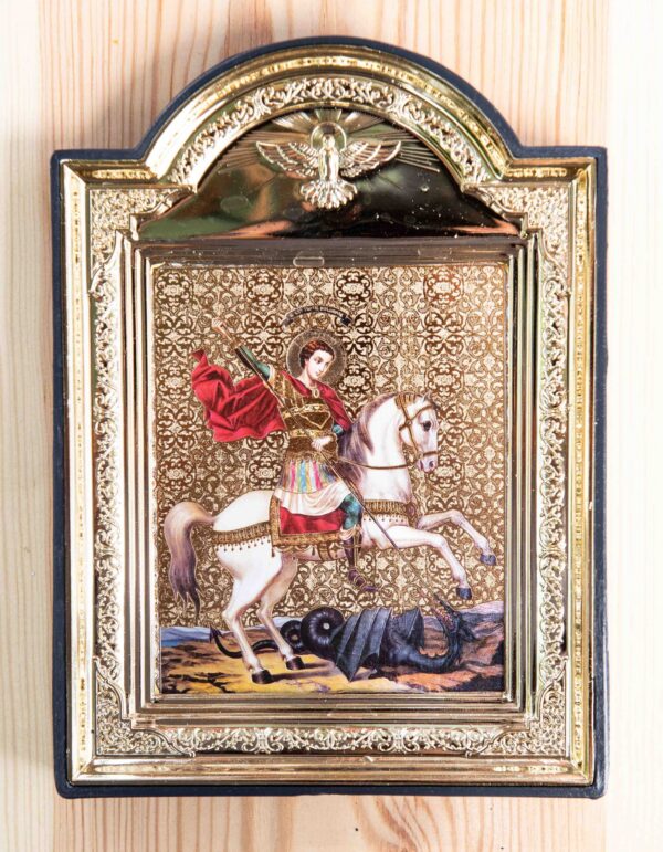St. George Framed Icon (10 x 12cm)