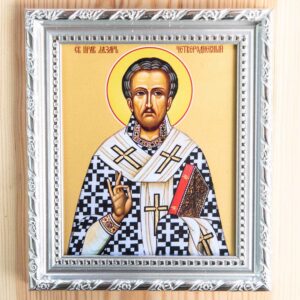 St Lazarus_12x10_frame St. Lazarus Framed Icon (10 x 12 cm)