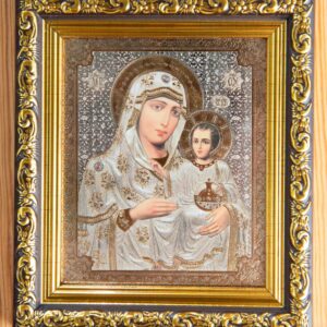 Theotokos - Jerusalem Framed Icon (10 x 12 cm)